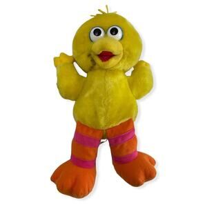 VTG TYCO Sesame Street Tickle Me Big Bird Stuffed Animal 12" Plush 1997